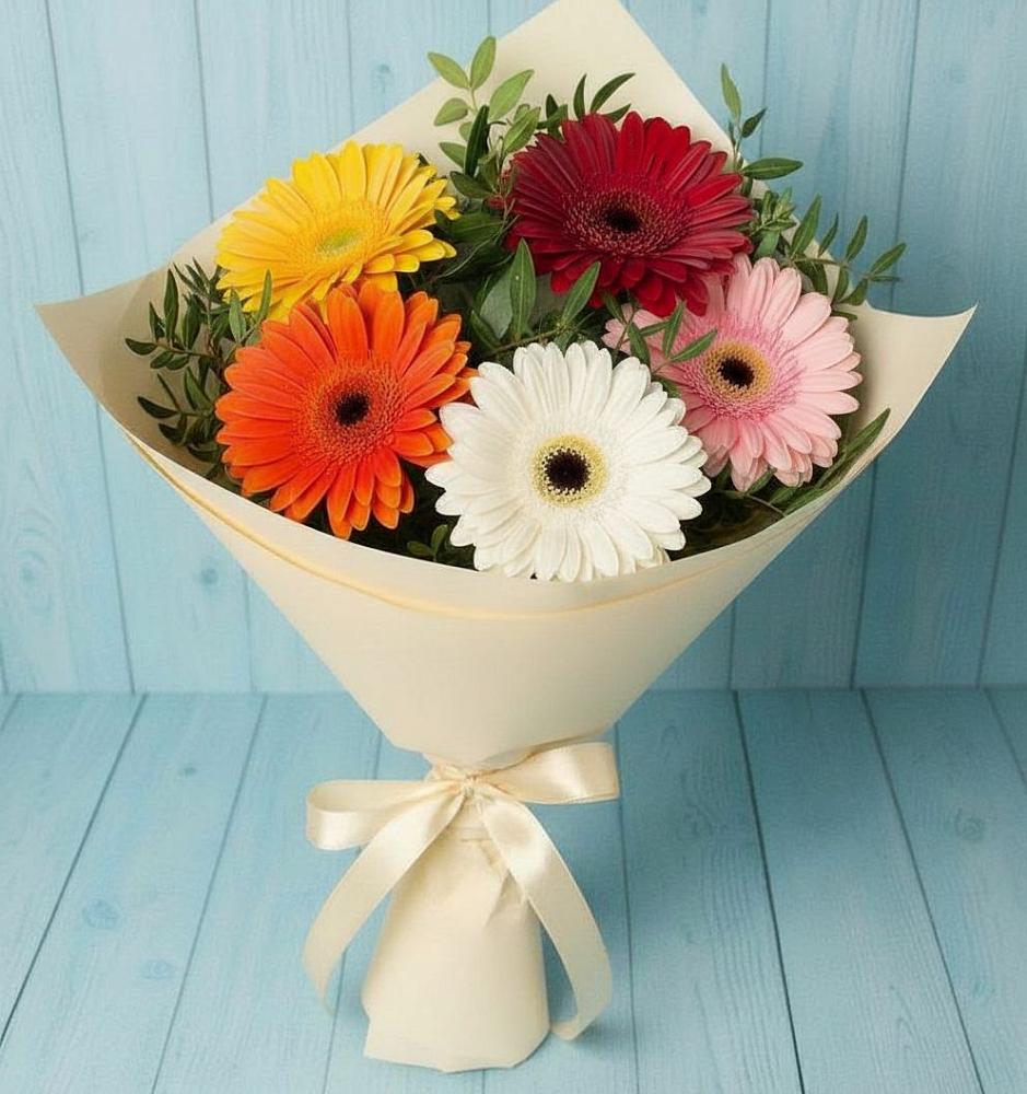Букет цветов из: Герберы в Ожогино