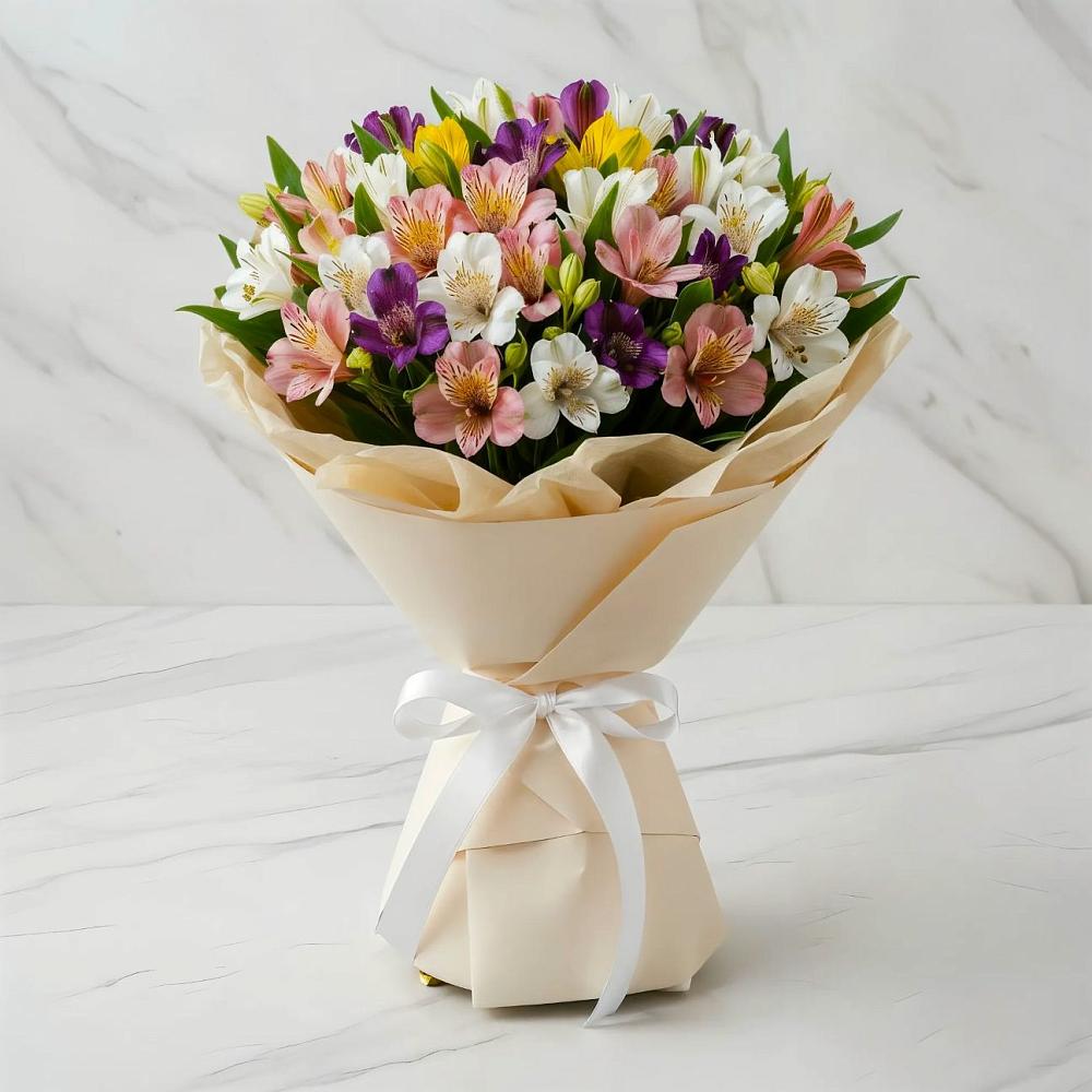 Букет цветов из: Альстромерии в Ожогино