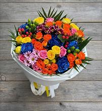 Букет цветов из:  Розы и Хризантемы в Ожогино