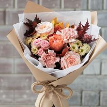 Букет цветов из:  Гвоздики, Хризантемы и Розы в Ожогино