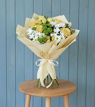 Букет цветов из:  Хризантемы и Розы в Ожогино