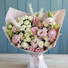 Букет цветов из:  Альстромерии и Розы в Ожогино